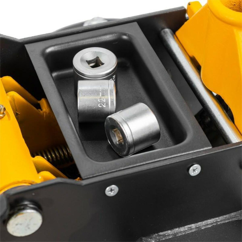 Cric hidraulic crocodil, profesional, cu garda joasa, 2.5 t, 75 - 505 mm, JCB