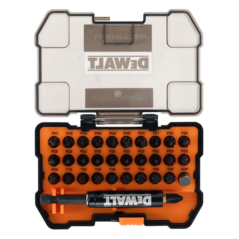 Set 32 accesorii pentru insurubare cu impact, adaptor magnetic 1/4
