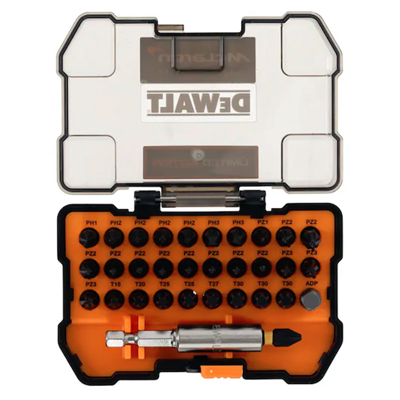 Set 32 accesorii pentru insurubare, port bit si adaptor 1/4