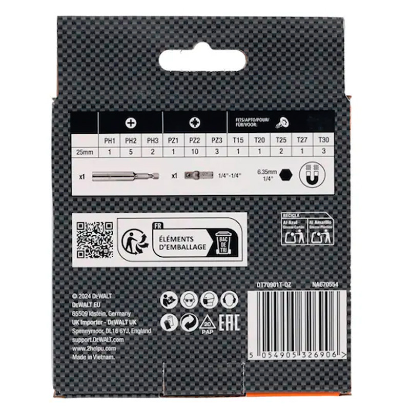 Set 32 accesorii pentru insurubare, port bit si adaptor 1/4