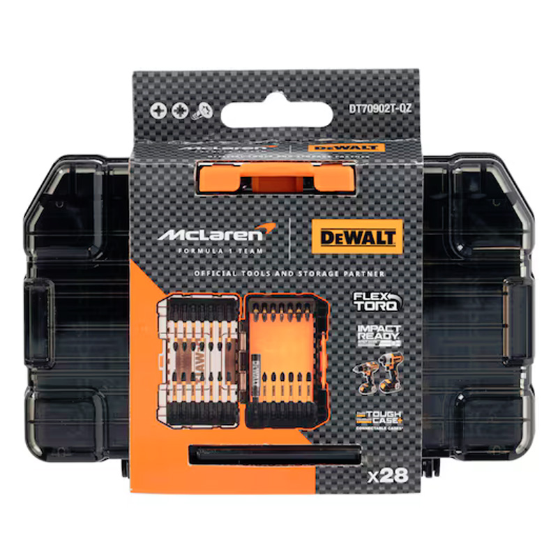 Set 28 accesorii pentru insurubare cu impact, port bit si adaptor 1/4
