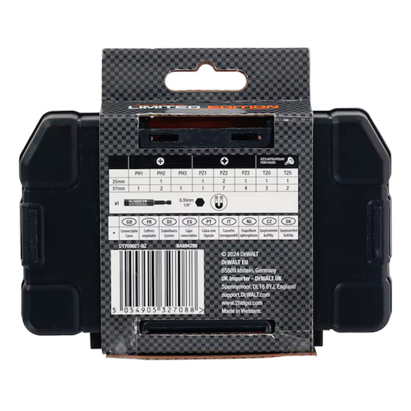 Set 28 accesorii pentru insurubare cu impact, port bit si adaptor 1/4