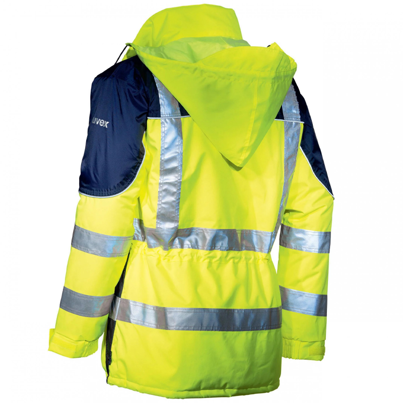 Geaca reflectorizanta galbena Parka Uvex Protection Flash, marime S