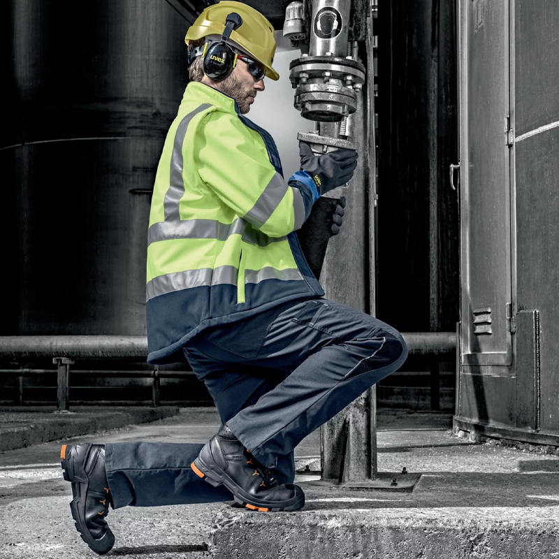 Jacheta reflectorizanta galbena Softschell Uvex Protection Flash, marime S