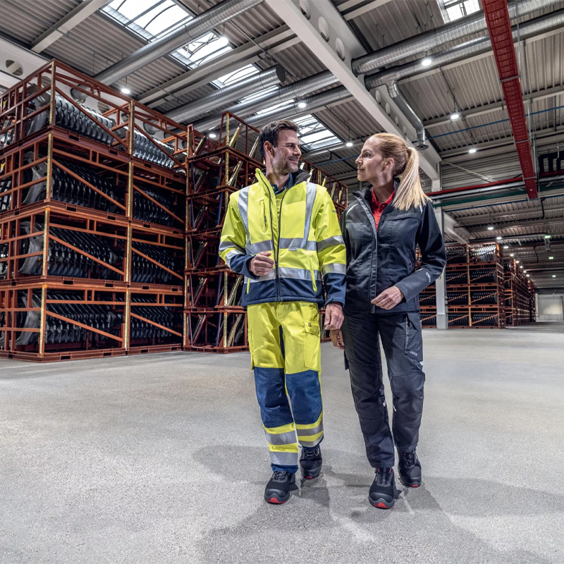 Jacheta reflectorizanta galbena Softschell Uvex Protection Flash, marime S