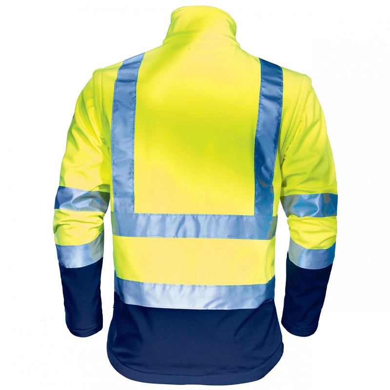 Jacheta reflectorizanta galbena Softschell Uvex Protection Flash, marime 6XL