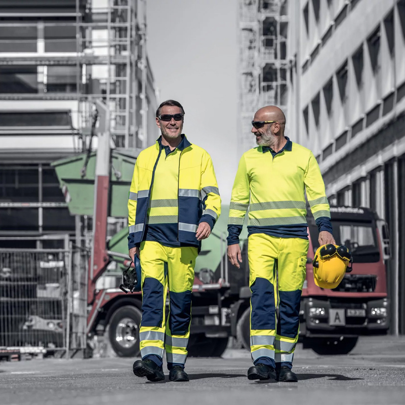 Jacheta reflectorizanta galbena de lucru Uvex suXXeed Construction, marime XS