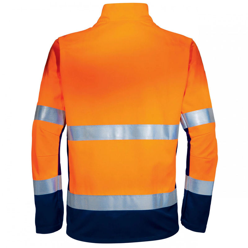 Jacheta reflectorizanta portocalie de lucru Uvex suXXeed Construction, marime XS