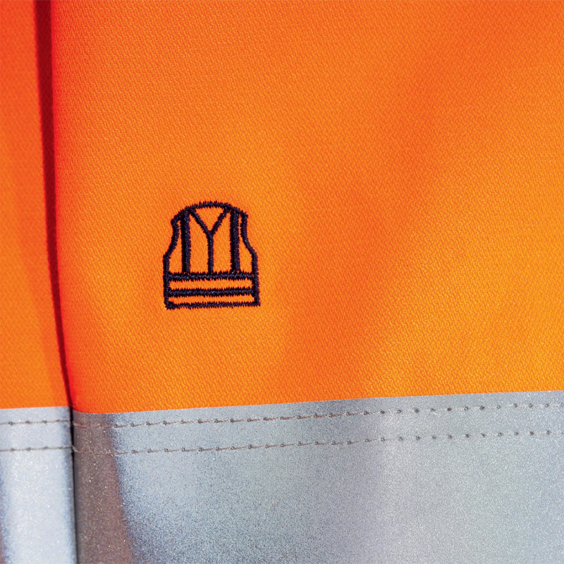 Jacheta reflectorizanta portocalie de lucru Uvex suXXeed Construction, marime XS