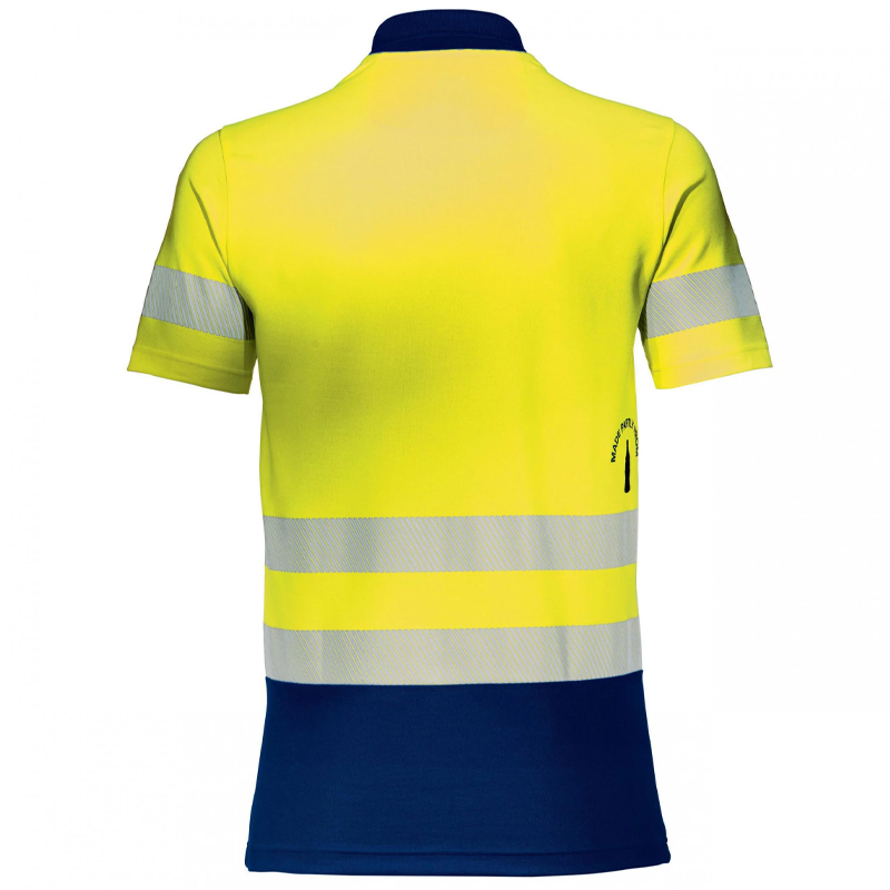 Tricou polo cu maneca scurta reflectorizant galben Uvex suXXeed Construction, marime L