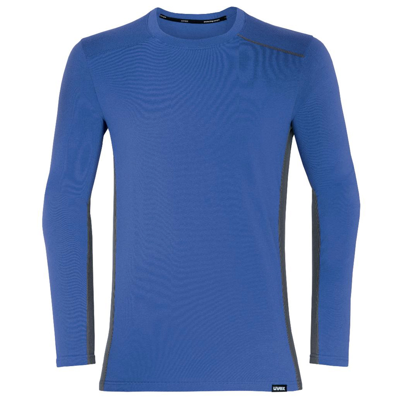 Tricou cu maneca lunga albastru marine Uvex suXXeed Industry, marime 5XL