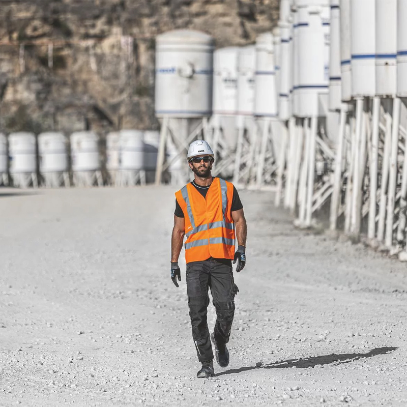 Vesta reflectorizanta portocalie Uvex Protection Flash, marime 3XL