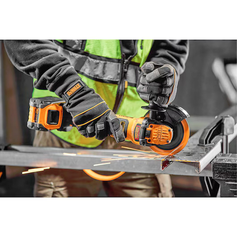 Polizor unghiular DeWALT compatibil cu acumulatori 18V Li-Ion XR FLEXVOLT, 125mm, viteza variabila, SOLO, tip DCG409VSN-XJ