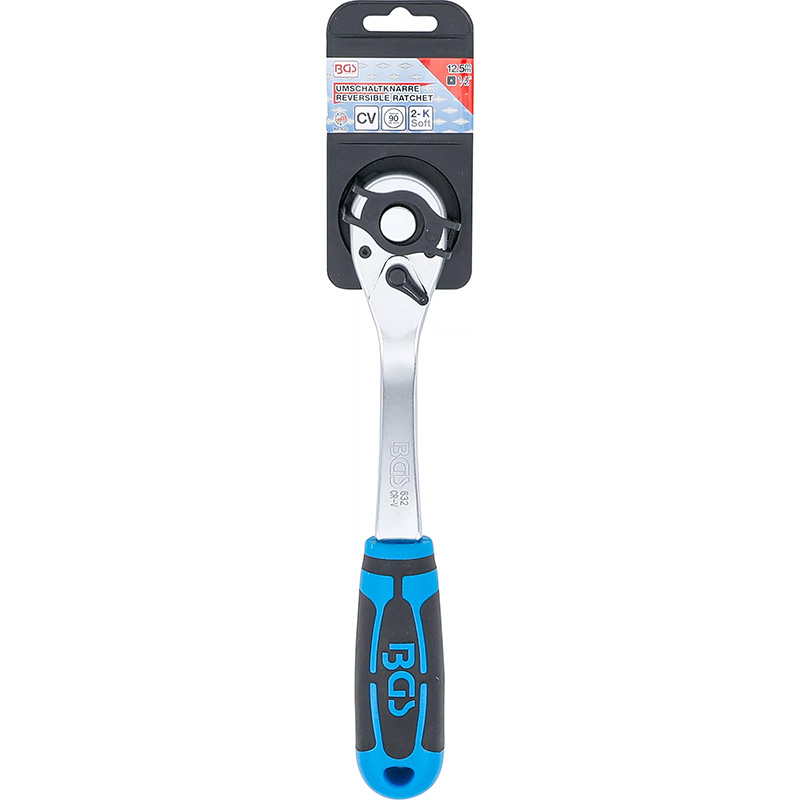 Cheie cu clichet reversibila, dantura fina, 1/2