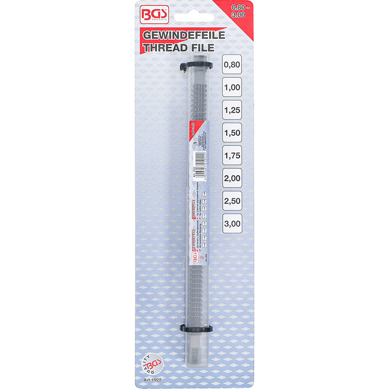 Pila pentru filete interioare/exterioare 0.8 ÷ 3.0 metric, BGS