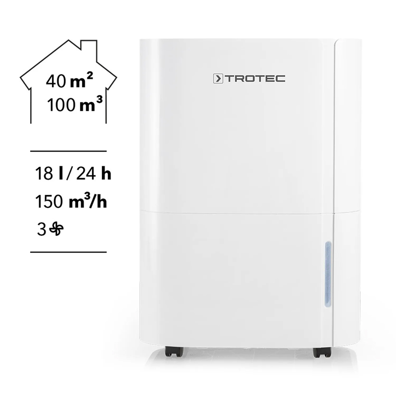 Dezumidificator pentru casa si birou, 16l/24h, Trotec, tip TTK54E