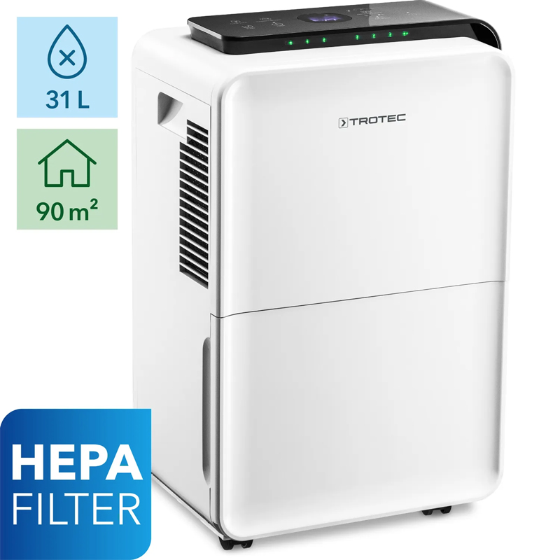 Dezumidificator si purificator de aer, 30l/24h, Trotec, tip TTK99HEPA