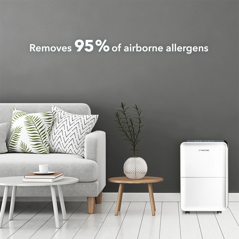 Dezumidificator si purificator de aer, 30l/24h, Trotec, tip TTK99HEPA