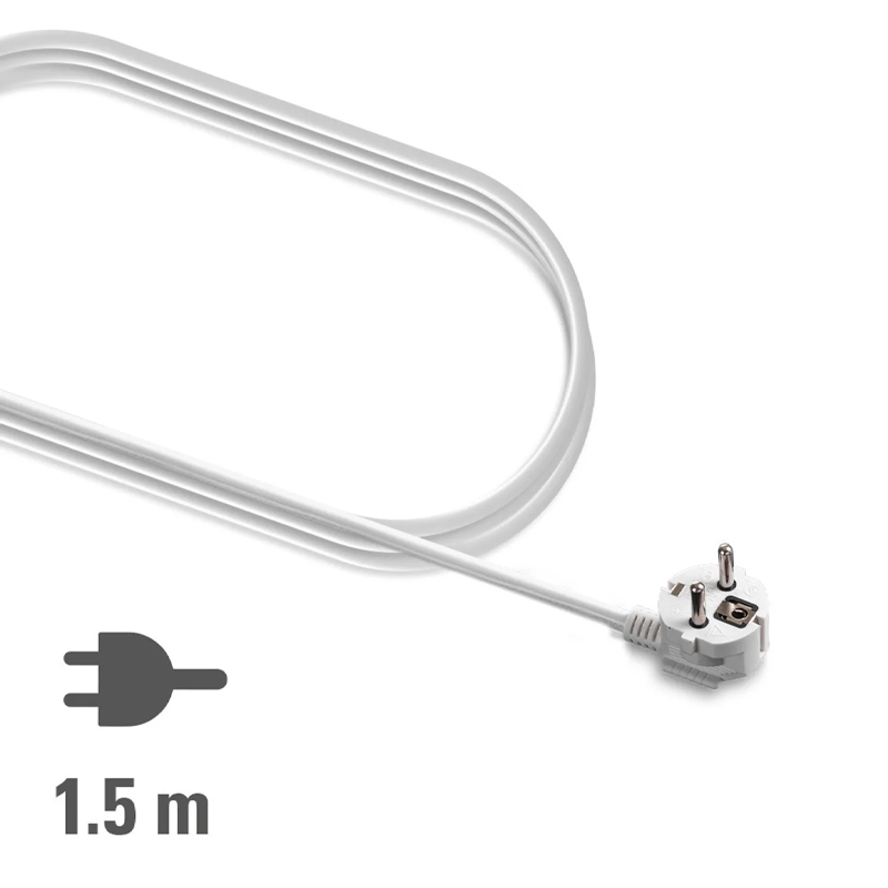Prelungitor cu comutator, 3 prize + 2 USB, 3x1.5mm / 1.5m, 230V, Trotec, tip PVH3