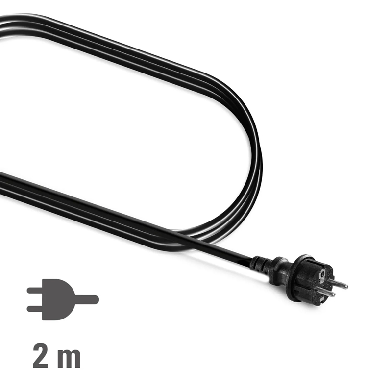 Prelungitor cu capace de protectie si comutator, 3 prize, 3x1.5mm / 2m, 230V, Trotec, tip PVP3