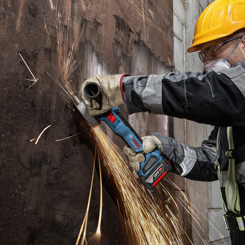 Polizor unghiular Bosch, 125 mm, 18V Li-Ion, SOLO, tip GWS 18V-11