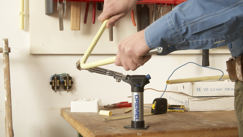 Lampa de lipit cu gaz tip Versa Flame