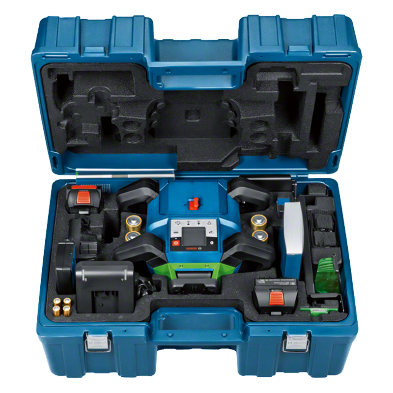 Nivela laser rotativa tip GRL 650 CHVG, stativ pentru constructii BT 300 HD Professional