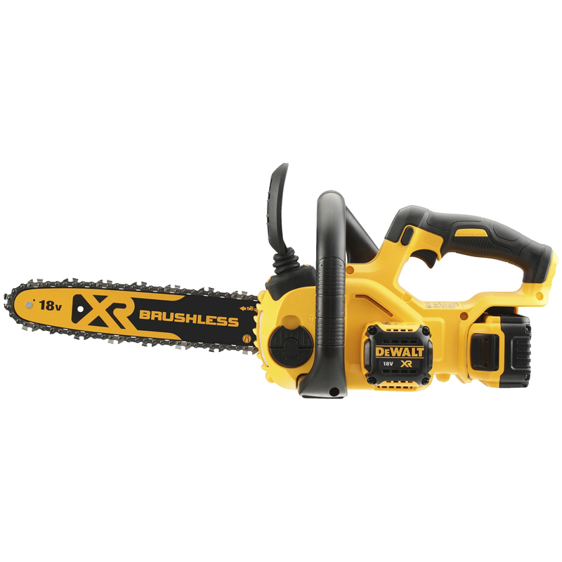 Electrofierastrau cu lant, 18V Li-Ion XR, 5.0 Ah, 30 cm, Dewalt, tip DCM565P1-QW