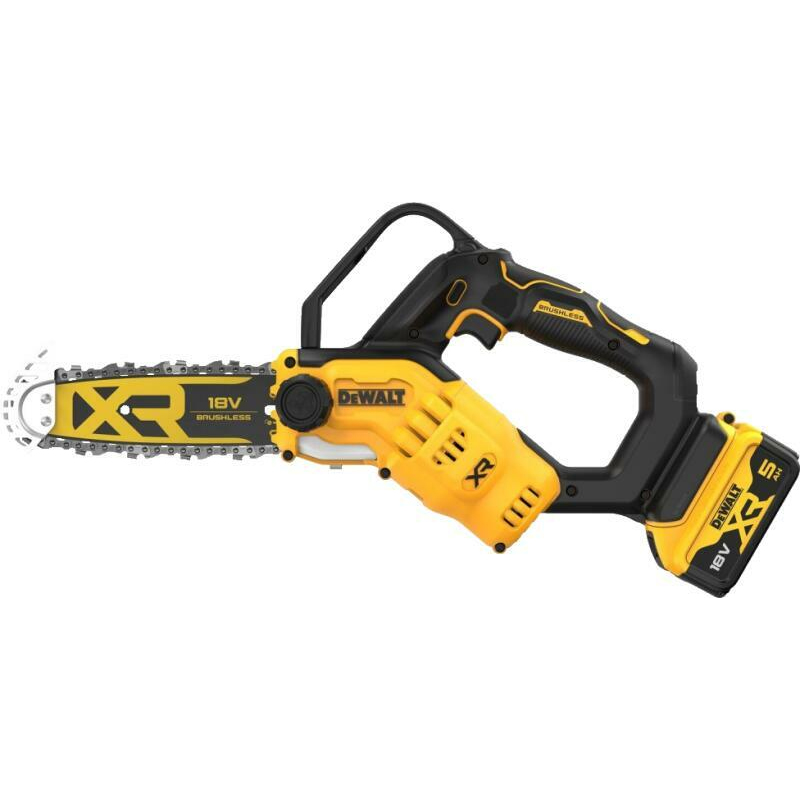 Electrofierastrau cu lant, 18V, 5Ah, Li-Ion XR, 20 cm, Dewalt, tip DCMPS520P1-QW