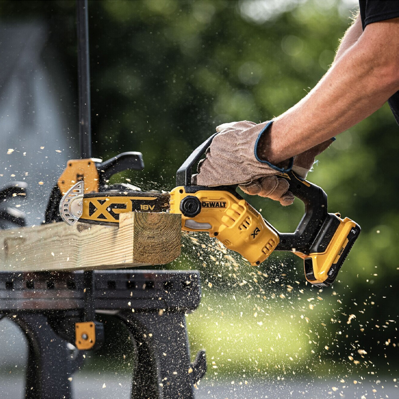 Electrofierastrau cu lant, 18V, 5Ah, Li-Ion XR, 20 cm, Dewalt, tip DCMPS520P1-QW