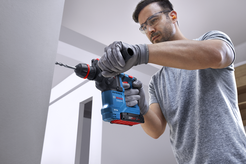 Ciocan rotopercutor SDS-plus 18V, SOLO, ONECHUCK, KICKBACK CONTROL, Bosch GBH 18V-18 X