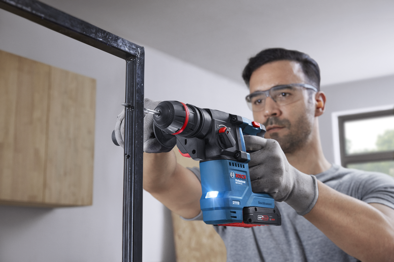 Ciocan rotopercutor SDS-plus 18V, SOLO, ONECHUCK, KICKBACK CONTROL, Bosch GBH 18V-18 X