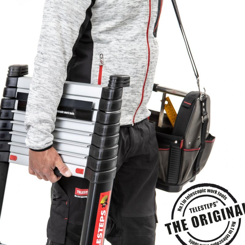 Scara telescopica, Telesteps, lungime extinsa 3.0m, 9 trepte 80mm, tip Prime-Line 3.0