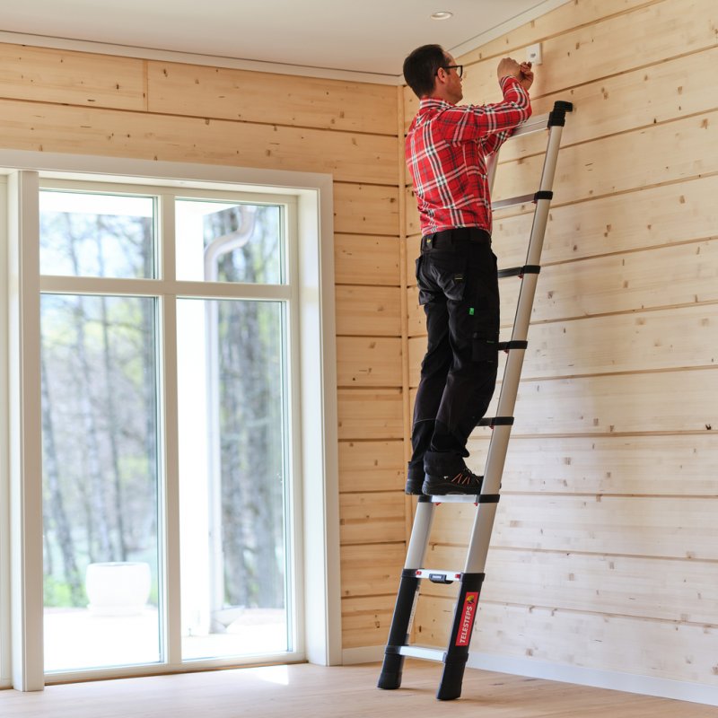 Scara telescopica, Telesteps, lungime extinsa 3.0m, 9 trepte 80mm, tip Prime-Line 3.0