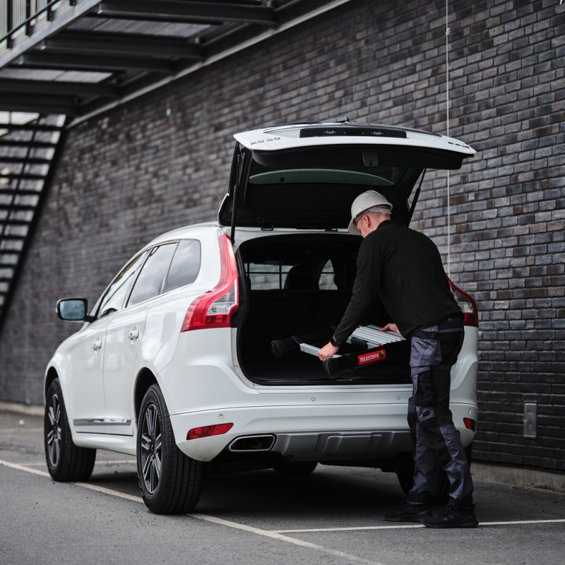 Scara telescopica, Telesteps, lungime extinsa 3.0m, 9 trepte 80mm, tip Prime-Line 3.0