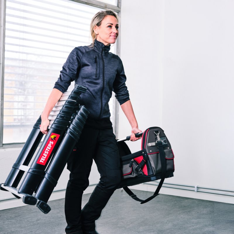 Scara telescopica multifunctionala, Telesteps, 3.0m, 9 trepte 80mm, tip Combi-Line 3.0