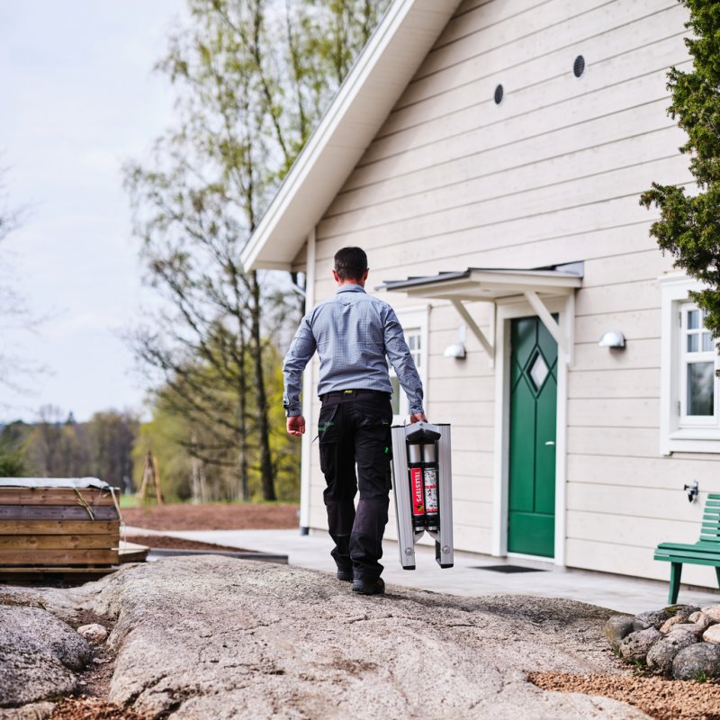 Scara telescopica cu platforma, Telesteps, 3 trepte 65mm, inaltime max. platforma 0.88m, inaltime max. de lucru 2.88m, tip Solid Line 