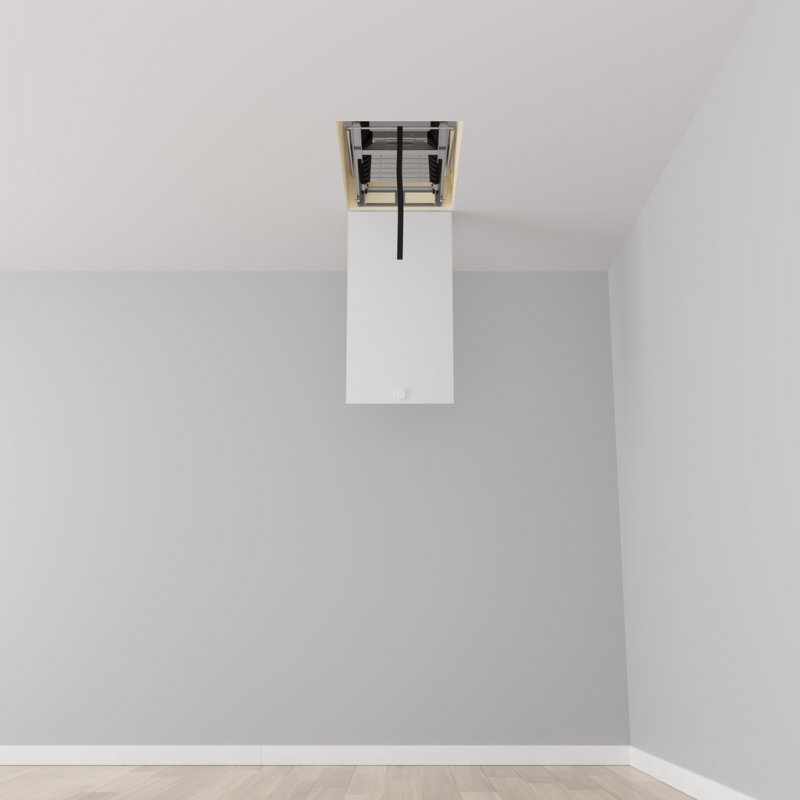 Scara telescopica pentru pod / mansarda, Telesteps, 10 trepte 40mm, inaltime pod 2.55 - 2.95m, tip LOFT-MAXI