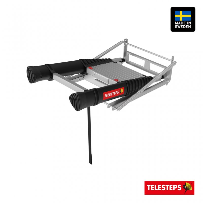 Scara telescopica pentru pod / mansarda, Telesteps, 10 trepte 40mm, inaltime pod 2.55 - 2.95m, tip LOFT-MAXI