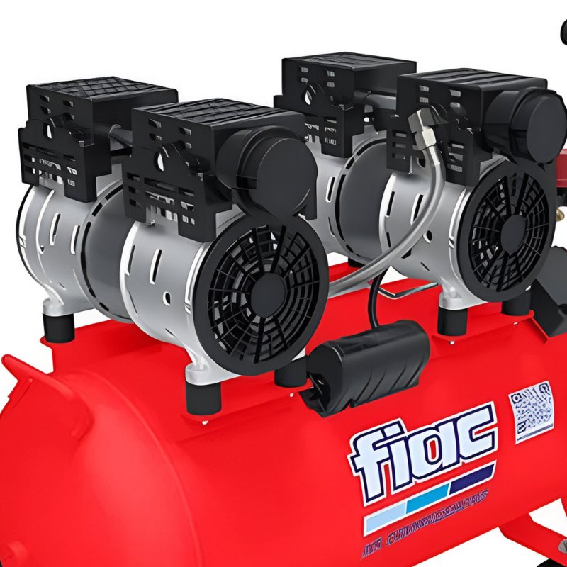 Compresor fara ulei, insonorizat, FIAC tip SUPERSILENT 50/2 DUPLEX