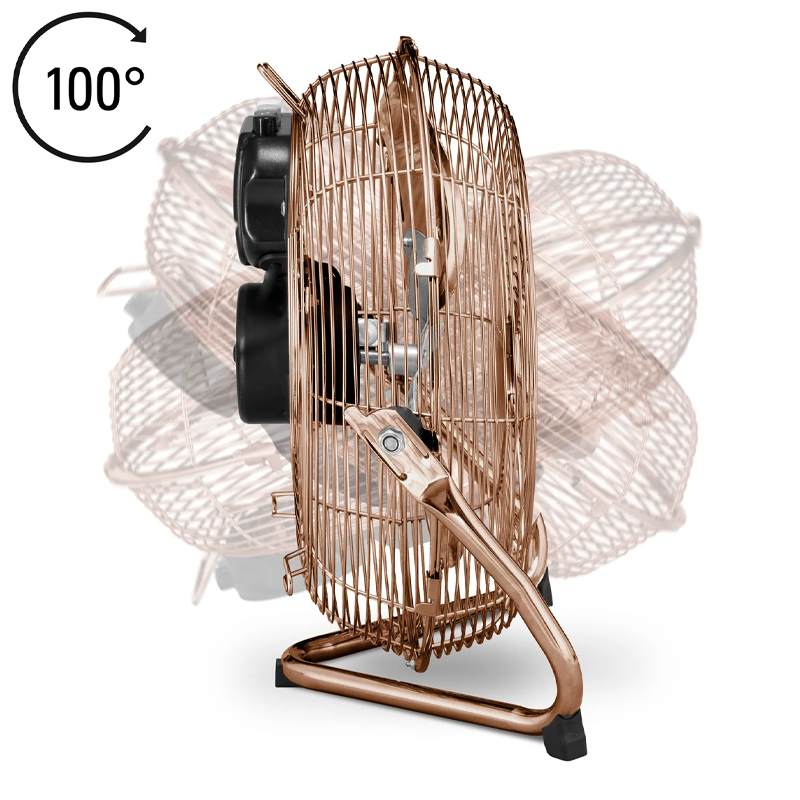 Ventilator de podea Trotec, tip TVM11 cupru, 37 W, 30 cm, 3 viteze