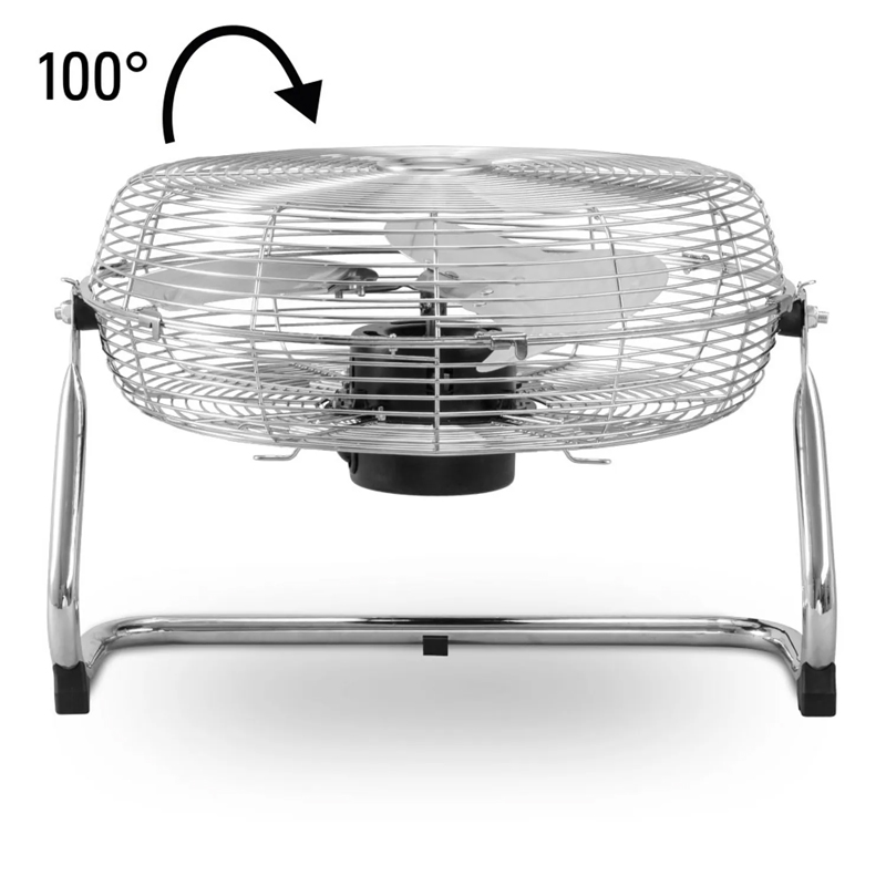 Ventilator de podea Trotec, tip TVM14 argintiu, 44 W, 35 cm, 3 viteze
