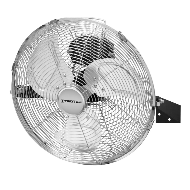 Ventilator de podea Trotec, tip TVM14 argintiu, 44 W, 35 cm, 3 viteze