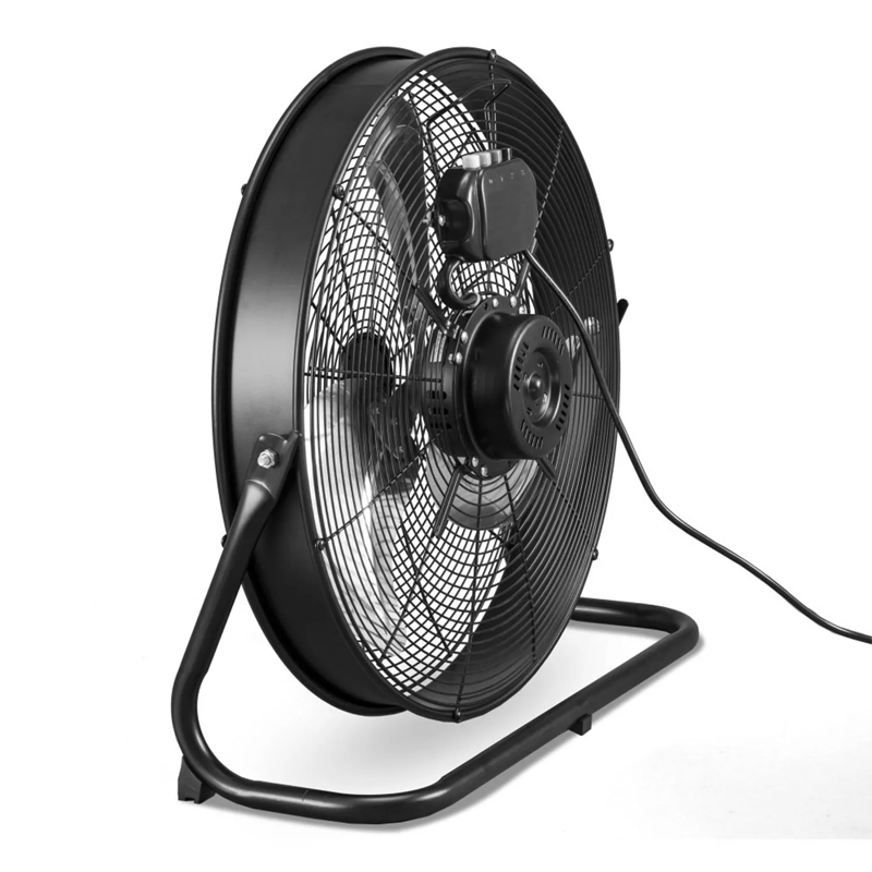 Ventilator de podea negru, Trotec, 6562m³/h, 120W, 3 trepte, tip TVM20D