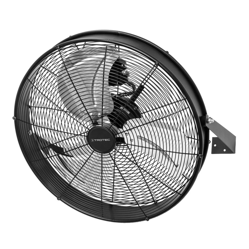 Ventilator de podea negru, Trotec, 6562m³/h, 120W, 3 trepte, tip TVM20D