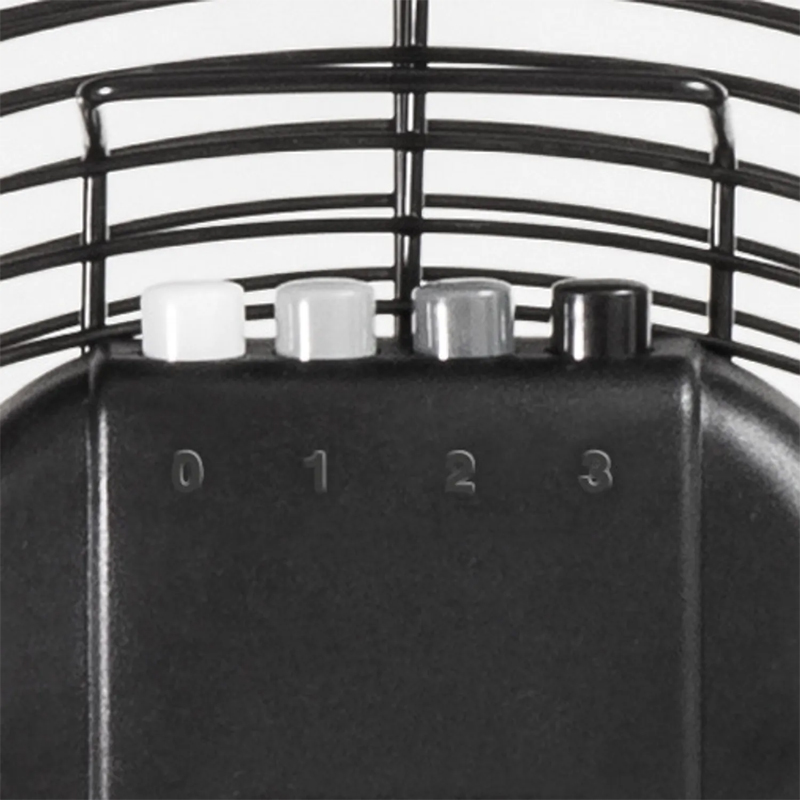 Ventilator de podea negru, Trotec, 9178m³/h, 124W, 3 trepte, tip TVM24D