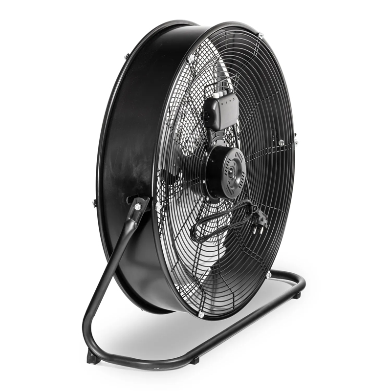 Ventilator de podea negru, Trotec, 9178m³/h, 124W, 3 trepte, tip TVM24D
