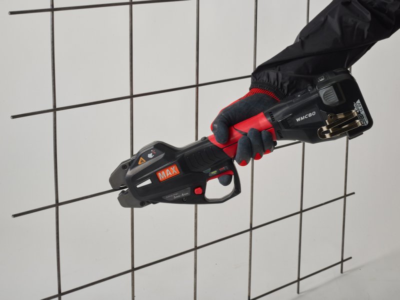 Masina de taiat plasa fier-beton MAX WMC80 - 14.4V, taiere 8mm, SOLO