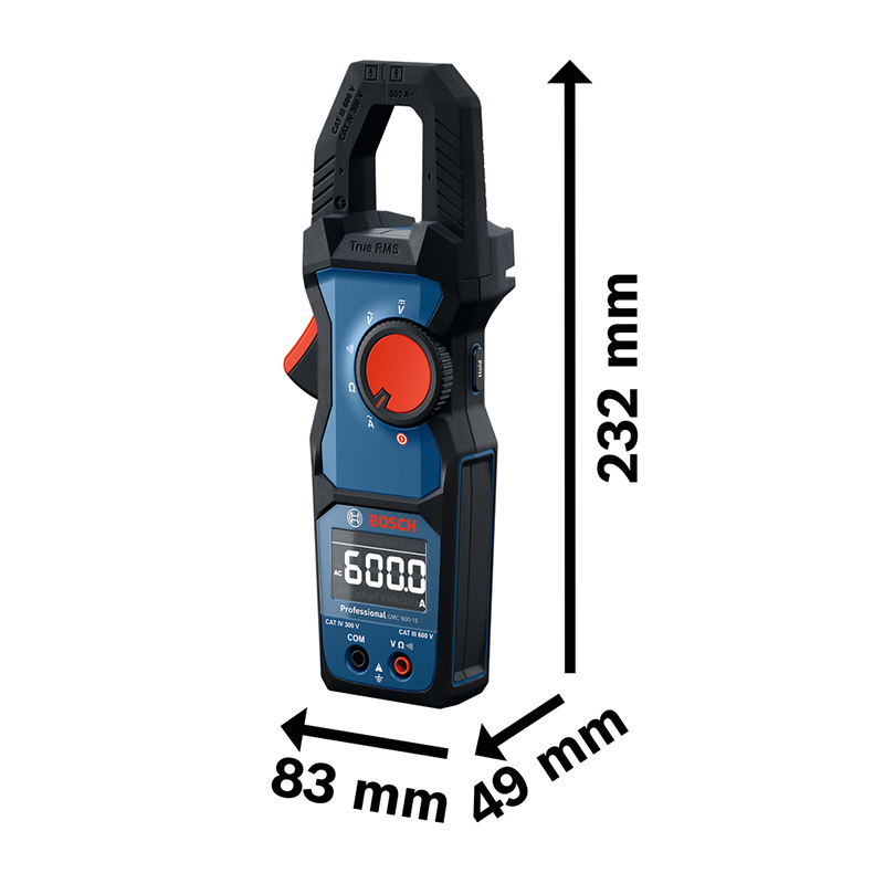 Clampmetru Bosch, tip GMC 600-15 + MH 1