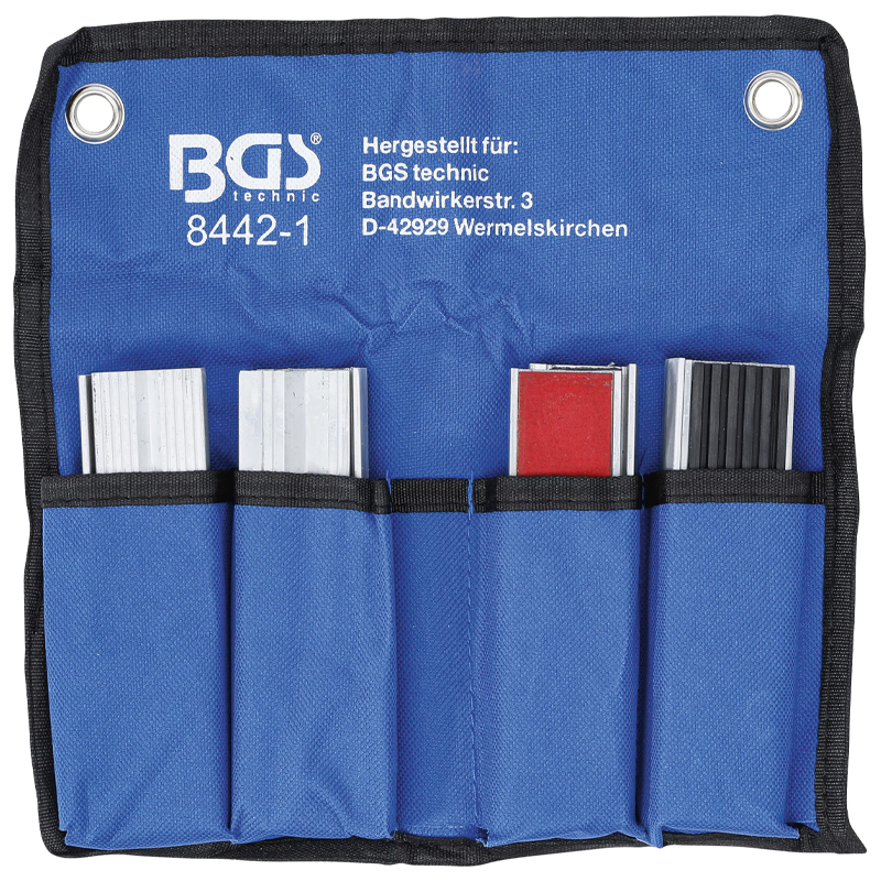 Set 4 perechi bacuri protectie menghina 125mm, BGS